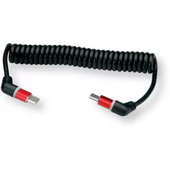 ROLINE USB 2.0 spiraalilatauskaapeli C-C ST/ST 60W 1,5 m - kaapeli - digitaali/data (11.02.8350)