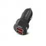 Autolaturi ESPERANZA EZ110 musta – 12–24 V tulo, 2× USB-A 2,1 A, Quick Charge 3.0, 36 W