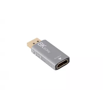 Lanberg AD-DP-HD-03 videokaapeliadapteri 0 m DisplayPort HDMI hopea