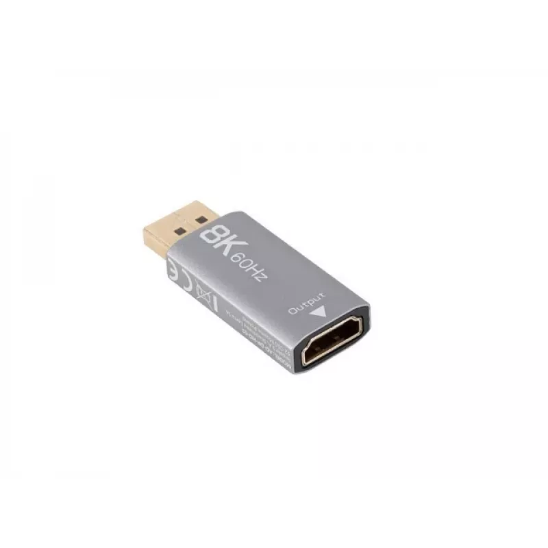 Lanberg AD-DP-HD-03 videokaapeliadapteri 0 m DisplayPort HDMI hopea