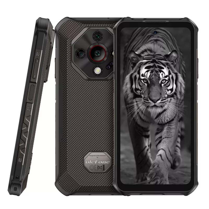 Älypuhelin UleFone Armor X16 6,1 tuumaa 128 GB musta, energiatehokkuusluokka A