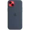 Silikonisuojakotelo Apple iPhone 14 Plus MagSafe Storm Blue