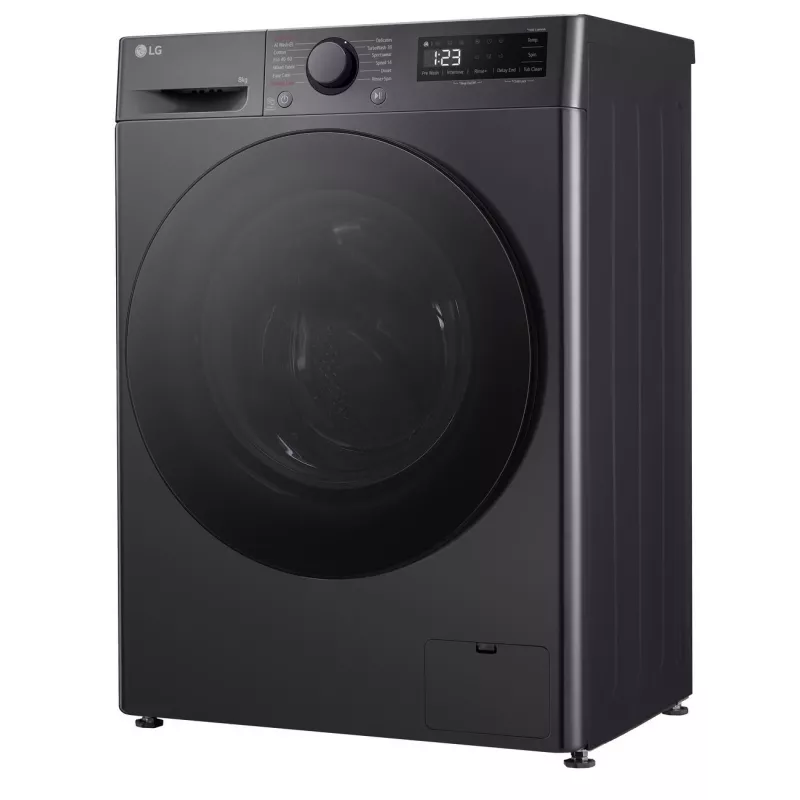 Pyykinpesukone LG F2WR508S2M — edestä täytettävä, 8 kg, 1200 kierr./min, A…