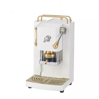 Faber Pro Essential 3.0 espressokeitin E.S.E.-padeille, valkoinen / messinki