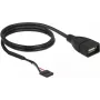 USB-kaapeli DeLOCK 85671 0,6 m musta