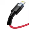 USB-Lightning-datakaapeli Tellur, 3A, 1,2 m, LED-ilmaisin, punainen