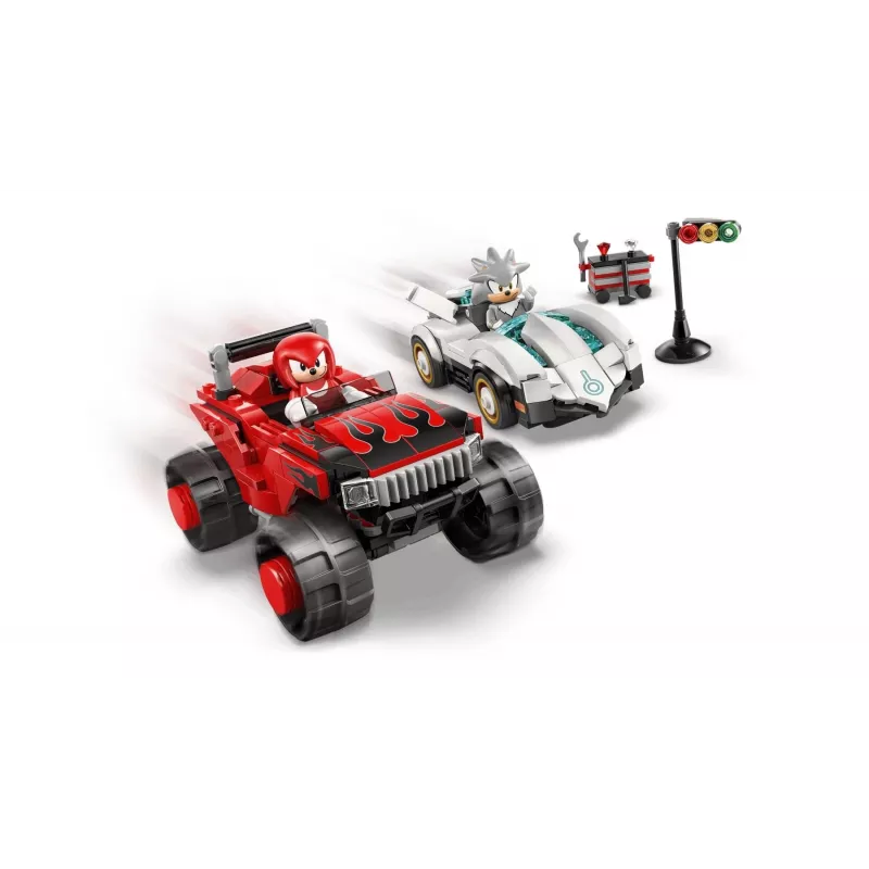 LEGO SONIC THE HEDGEHOG 77118 Silverin auto vastaan Knucklesin monsteriauto