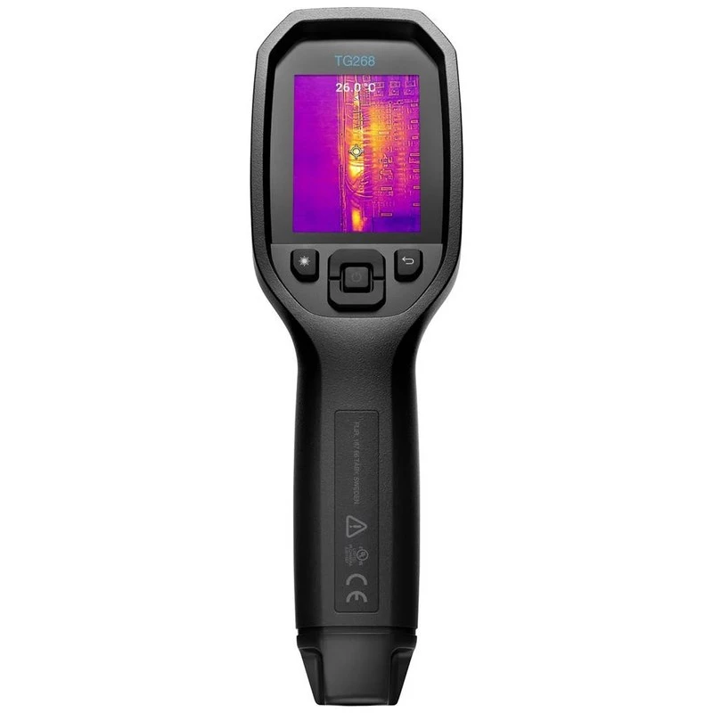 FLIR TG268 infrapunalämpömittari -25…+400 °C musta, sisäänrakennettu näyttö, LCD, 320 x 240 pikseliä