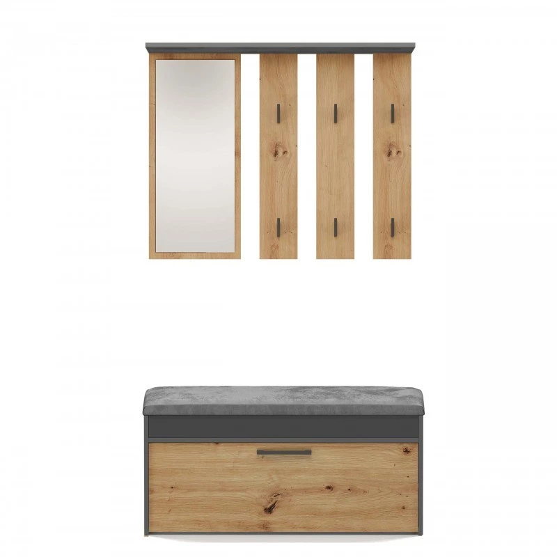 Topeshop GAR PARMA ANT/ART eteiskaappi
