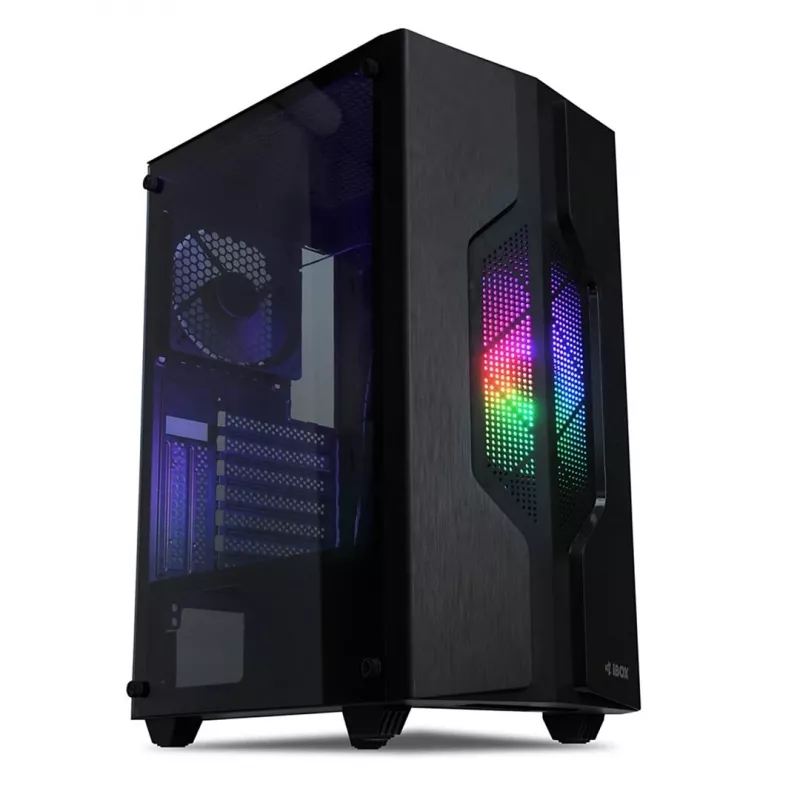 iBox CETUS 908 Midi Tower musta