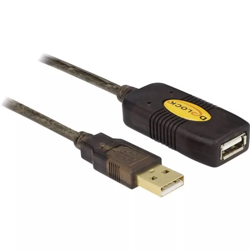 USB-kaapeli DeLOCK 30 m USB2.0 USB A musta
