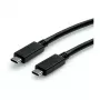 USB-kaapeli ROLINE 11.02.9057 USB 3.2 Gen 2 1 m USB C musta