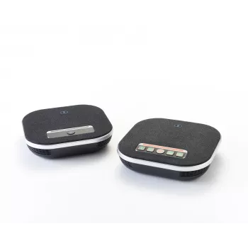 Neuvottelukaiutinpuhelin Boom Collaboration GEMINI, sisäänrakennettu mikrofoni, Bluetooth ja USB, musta