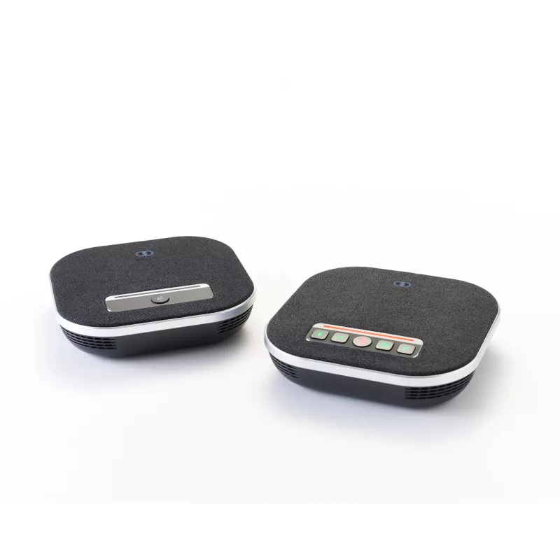 Neuvottelukaiutinpuhelin Boom Collaboration GEMINI, sisäänrakennettu mikrofoni, Bluetooth ja USB, musta