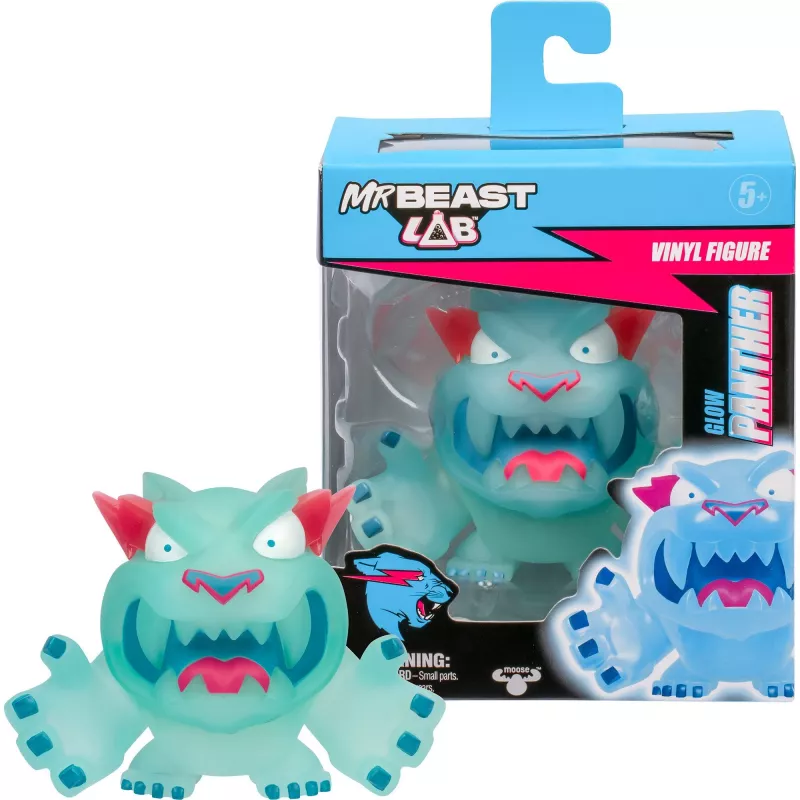 MrBeast Lab vinyylifiguurit – Glow Panther, leikkifiguuri