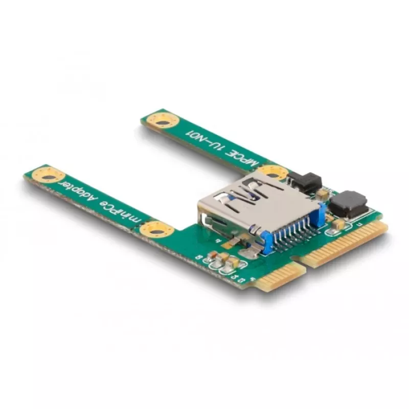 DeLOCK Mini PCIe I/O 1 x USB 2.0 Type-A naaras Full-Size Half-Size