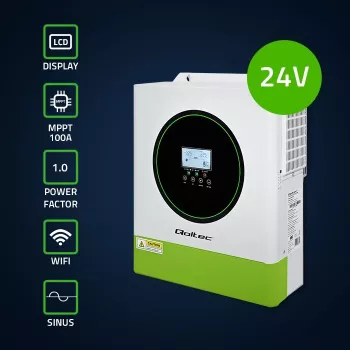Hybridi-aurinkoinvertteri Off-Grid 3500W, Wi-Fi