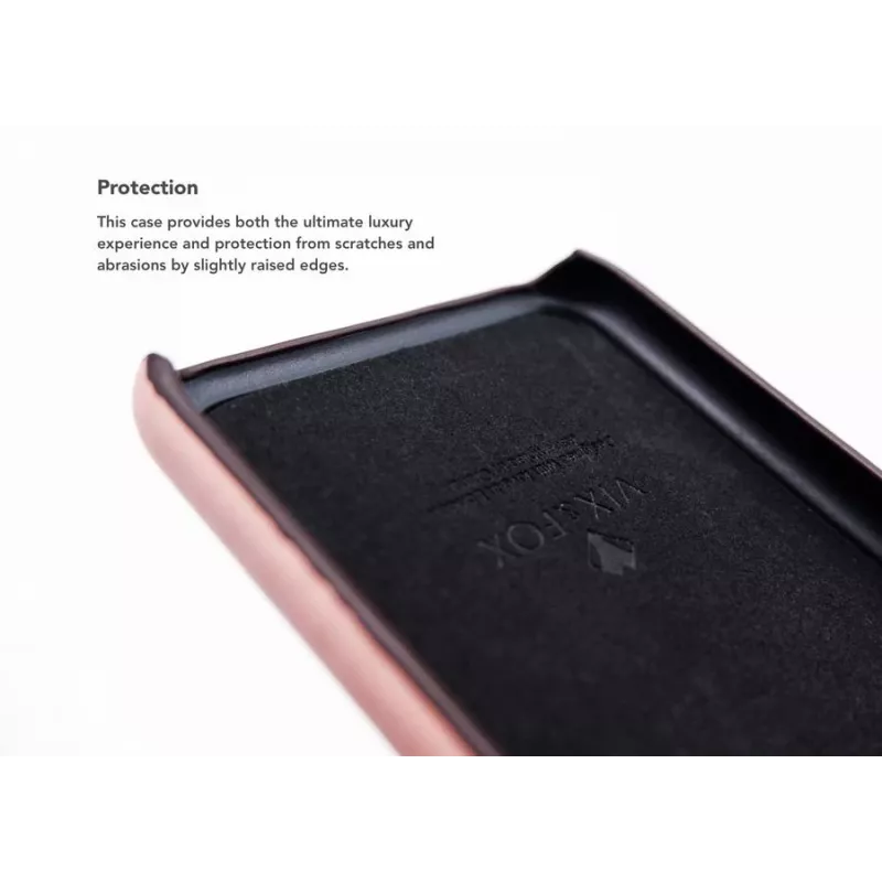 Card Slot Back Shell VixFox iPhone X/XS — pinkki suojakotelo korttipaikalla