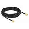 Antennikaapeli DeLOCK RP-SMA-pistoke RP-SMA-pistokkeeseen LMR/CFD100 10 m