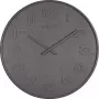 NeXtime kello 3095gs Wood Wood Big, Ø52,8 cm, seinäkello, harmaa