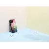 iKins suojakotelo Apple iPhone 12 Pro Max — vesikukkakuosi, musta