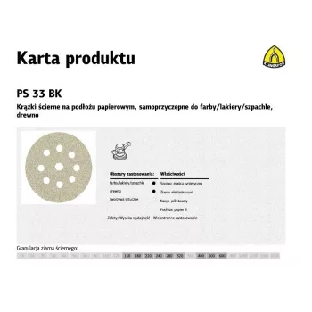 K.PUCK 225 PS33BK koko 150 OTW. GLS38 /50 kpl