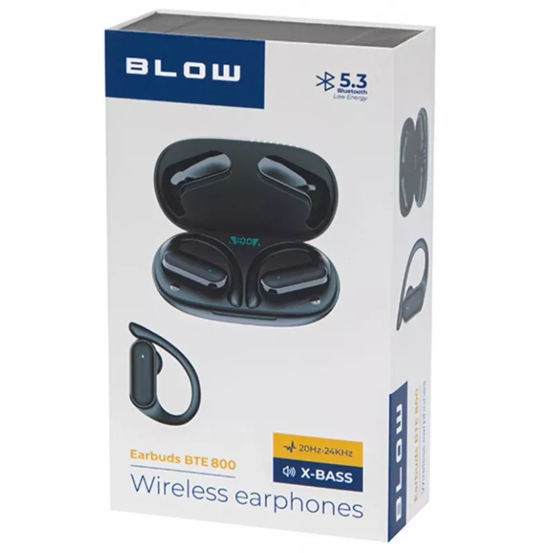 Earbuds BTE800 musta