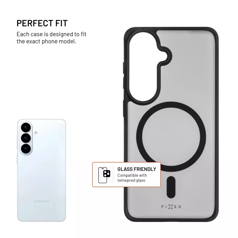 Fixed MagMisty | takakansi | Samsung | Galaxy S26 | polykarbonaatti/TPU | musta