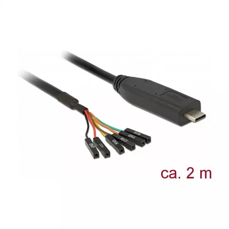 Sarjakaapeli DeLOCK 63946 USB 2.0 Type-C 2m musta