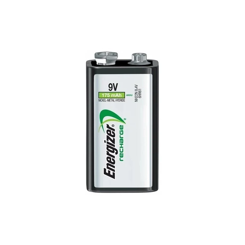 Energizer NiMH ladattava 9V PP3 -paristo 175mAh yksittäispakkaus