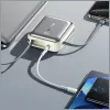 Kannettava varavirtalähde Awei C03 20000mAh 45W lähdöllä ja integroidulla USB-A/USB-C-kaapelilla