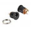 Delock 65503 DC-paneeliasennettava liitin 2,1 x 5,5 mm, juotettava, musta