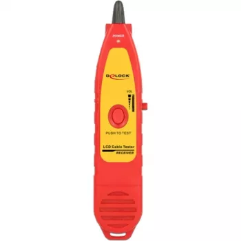 Delock 86109 kaapelinhakija kaapelitesterille 86108, punainen/keltainen