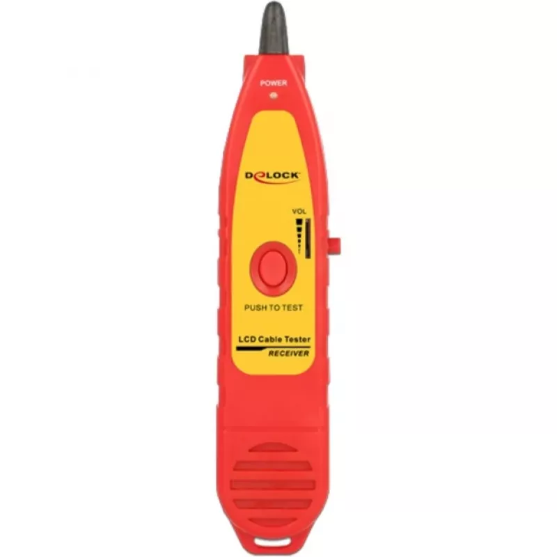 Delock 86109 kaapelinhakija kaapelitesterille 86108, punainen/keltainen