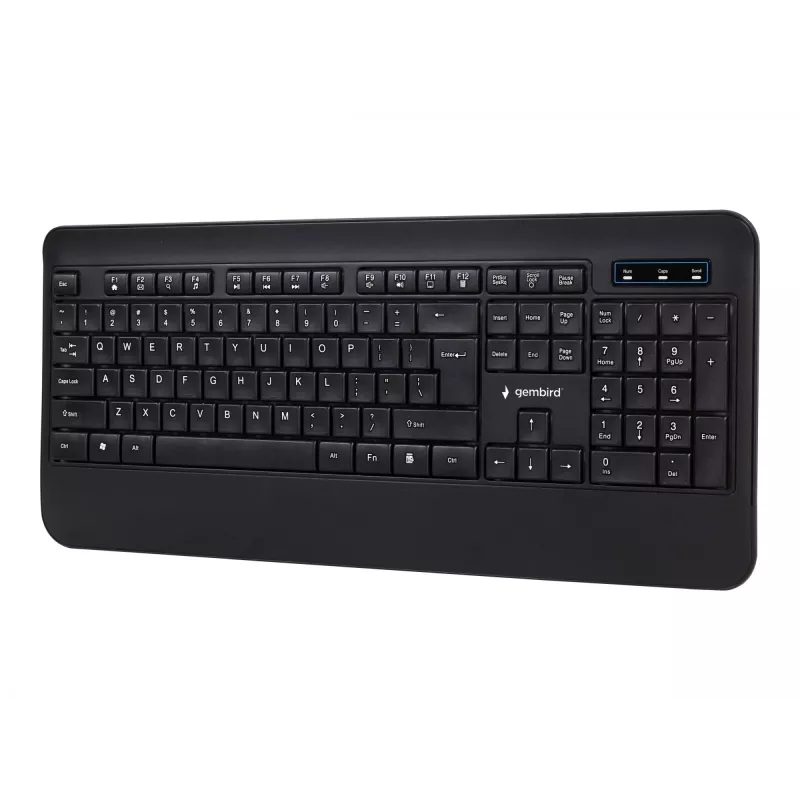 NÄPPÄIMISTÖ MULTIMEDIA USB ENG/MUSTA KB-UML-03 GEMBIRD