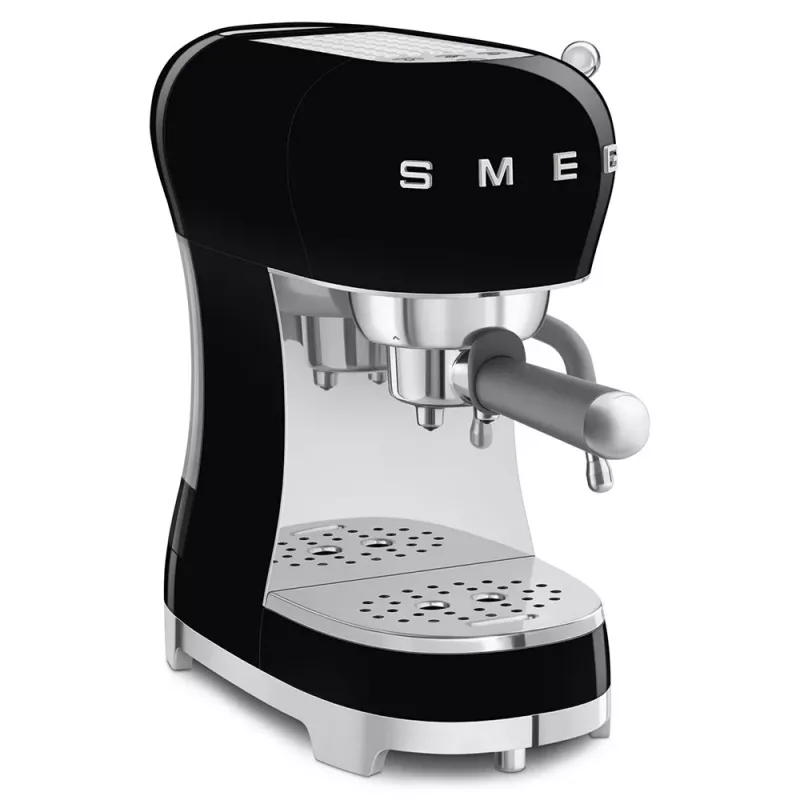 SMEG 50's Style ECF02BLEU espressokeitin, 15 bar, musta