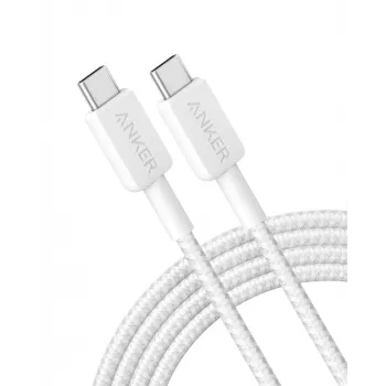 USB-C - USB-C -kaapeli Anker 322 — 1,8 m, valkoinen