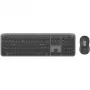 Logitech Signature Slim Combo MK950 - näppäimistö-hiirisarja - 100% - täysikokoinen - langaton - Bluetooth 5.1 LE - QWERTY - espanja - grafiitti (920-012486)
