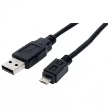 USB-kaapeli S/CONN 14-11025 USB 2.0 1 m musta