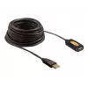 USB-kaapeli DeLOCK 82446 USB 2.0 10m musta