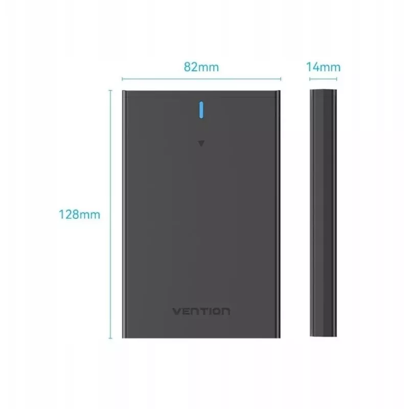 Vention SATA 2,5 tuuman USB 3.1 -kiintolevykotelo