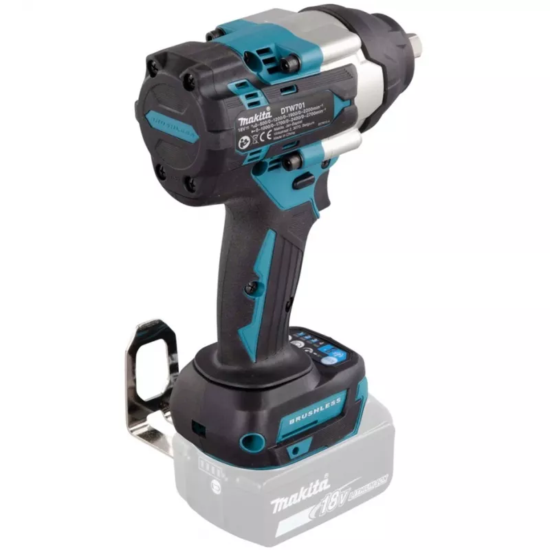Makita DTW701Z akkuiskuruuvinväännin 2700 kierr./min musta, sininen