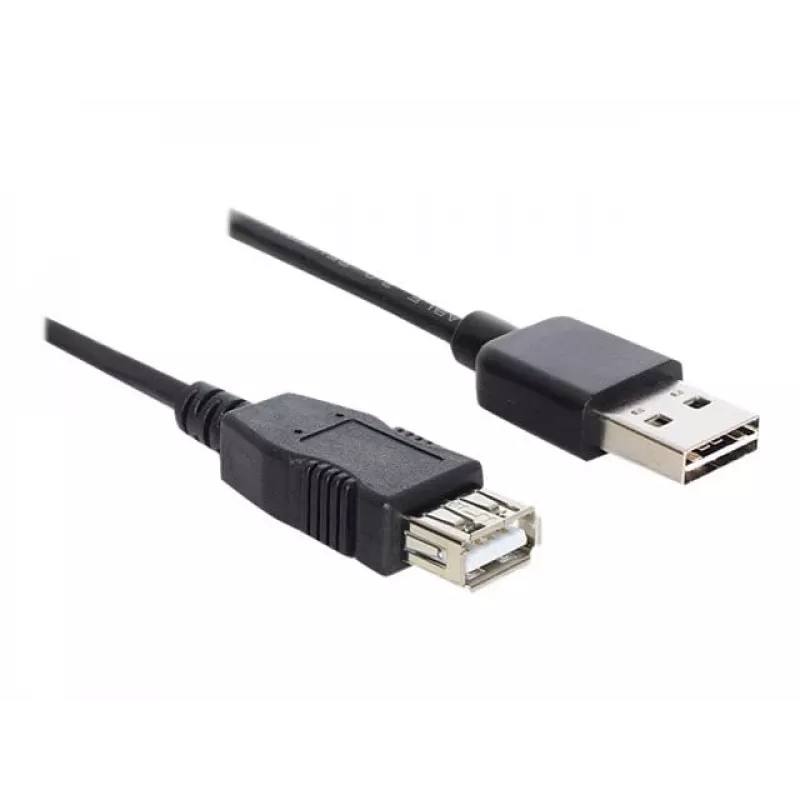 USB-kaapeli DeLOCK EASY-USB 2.0-A 5 m musta