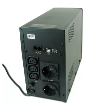 Gembird EG-UPS-033 UPS (keskeytymätön virransyöttö) Line-Interactive 1200 VA 720 W 3 AC-lähtöä