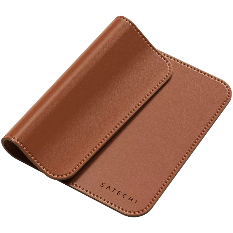 Satechi Premium-hiirimatto – vegaaninahkainen hiirimatto (ruskea)