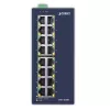 PLANET ISW-1600T verkkokytkin Unmanaged Fast Ethernet (10/100) sininen