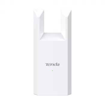 Verkkotoistin TENDA T10 2,4 GHz Wi‑Fi 4, 300 Mbit/s, 2 ulkoista antennia, 1x RJ-45, valkoinen