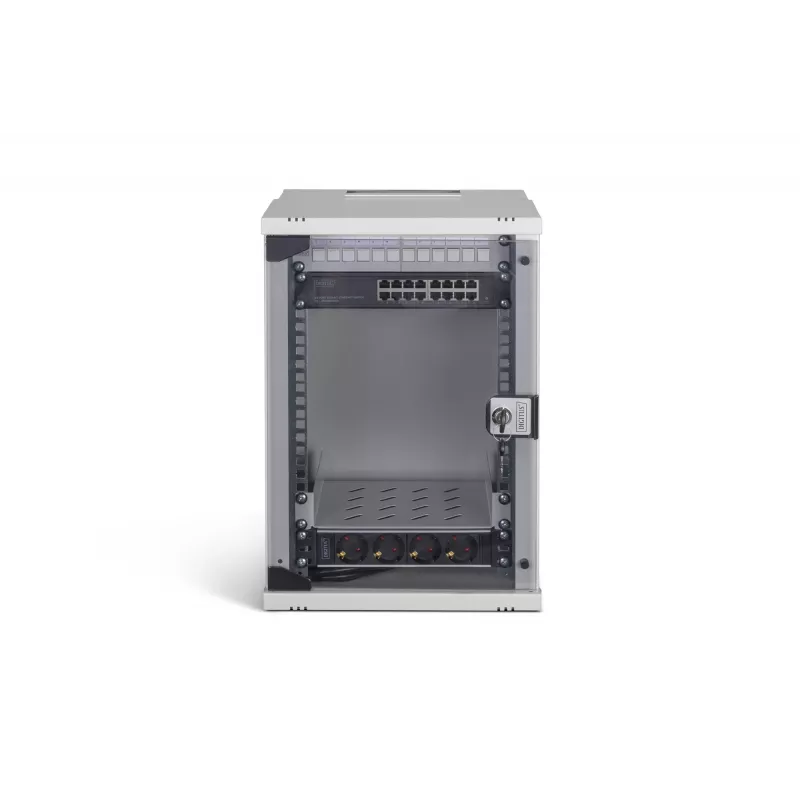 Seinäasennettava rack Digitus DN-49102-SET 9U 315 x 300 mm harmaa