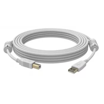 USB-kaapeli Vision 3 m USB 2.0 USB A - USB B valkoinen