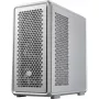 PC-kotelo Cooler Master MasterFrame 600 Midi Tower hopea — ATX/Micro-ATX/ITX, karkaistu lasi, tukee 3x140 mm etutuulettimia